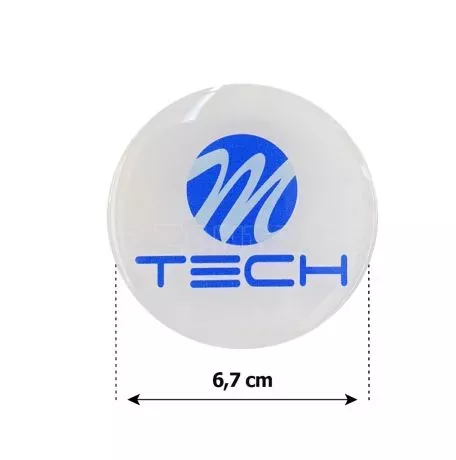 RACE AXION MTECH ΑΥΤΟΚΟΛΛΗΤΑ ΖΑΝΤΩΝ 6,7 cm ΛΕΥΚΟ/ΜΠΛΕ ΣΜΑΛΤΟΥ - 4 ΤΕΜ. ΑΥΤ.MTECH/4 