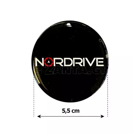 RACE AXION NORDRIVE ΑΥΤΟΚΟΛΛΗΤΑ ΖΑΝΤΩΝ 5,5 cm ΛΕΥΚΟ/ΜAYΡO/KOKKINO ΣΜΑΛΤΟΥ - 4 ΤΕΜ. ΑΥΤ.NORDRIVE/2 