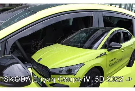 Heko ΣΕΤ ΑΝΕΜΟΘΡΑΥΣΤΕΣ ΑΥΤΟΚΙΝΗΤΟΥ ΓΙΑ SKODA ENYAQ COUPE 5D 2022+? ΑΠΟ ΕΥΚΑΜΠΤΟ ΦΙΜΕ ΠΛΑΣΤΙΚΟ HEKO - 4 ΤΕΜ. ΑΝΕΜ.SET28363 