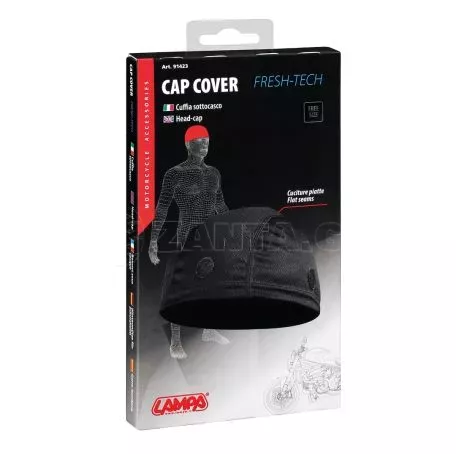 Lampa ΦΑΛΑΠΑ/ΣΚΟΥΦΑΚΙ ΕΣΩΤΕΡΙΚΟ ΚΡΑΝΟΥΣ HEAD-CAP ΜΕ 5 VELCRO (ΜΑΥΡΟ/ΠΟΛΥΕΣΤΕΡΑΣ/ONE SIZE) - 1 ΤΕΜ. 9142.3-LM 