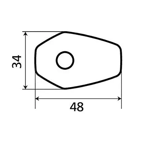 Lampa ΑΝΤΑΠΤΟΡΑΣ ΓΙΑ ΦΛΑΣ SUZUKI 48x34mm 2 ΤΕΜ. 9006.4-LM 