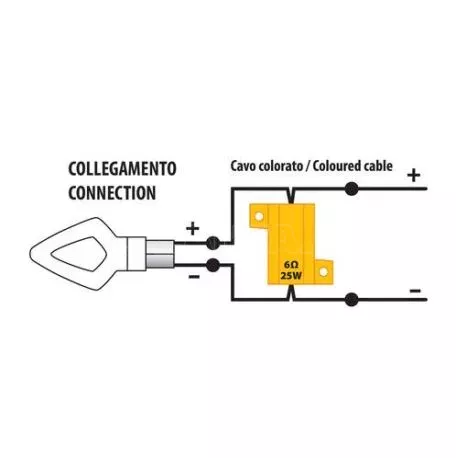 Lampa ΑΝΤΙΣΤΑΣΗ MOTO 12V 6 OHM 25W (CANCELLER) ΤΑΧΕΙΑΣ ΑΠΕΛΕΥΘΕΡΩΣΗΣ 2ΤΕΜ. 9046.9-LM 