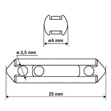 Lampa ΑΣΦΑΛΕΙΕΣ FUS-0 ΠΛΑΚΕ ΣΕ ΚΑΡΤΕΛΑ ΣΕΤ 10 ΤΕΜ. 7006.0-LM 