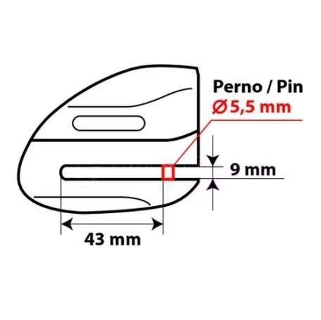 Lampa Αντικλεπτικό Δισκοφρένου JAW 9062.7-LM 