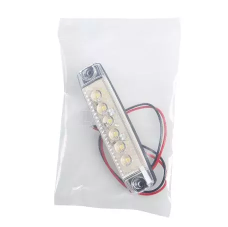 Lampa ΦΩΣ ΟΓΚΟΥ 6LED ΛΕΥΚΟ SMD 12/24V 96mm 20ΤΕΜ. L9702.3 