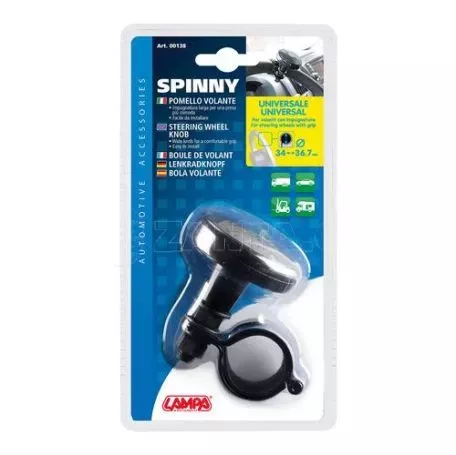 Lampa ΤΕΜΠΕΛΗΣ ΤΙΜΟΝΙΟΥ SPINNY (ΜΑΥΡΟΣ) - 30/37mm L0013.8 