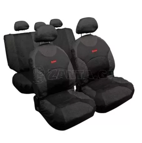 Lampa ΚΑΛΥΜΜΑΤΑ ΚΑΘΙΣΜΑΤΩΝ DRIVE-JEANS ΑΝΘΡΑΚΙ SET L5480.8 