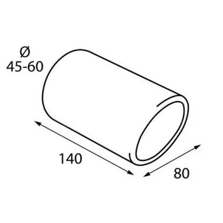 Lampa Μπούκα TS-16 Pilot1 L6002.5 