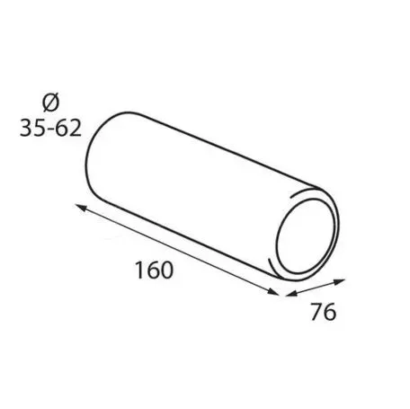 Lampa ΑΚΡΟ ΕΞΑΤΜΙΣΗΣ TS-02 35>62mm L6005.4 