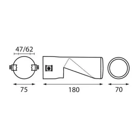 Lampa ΑΚΡΟ ΕΞΑΤΜΙΣΗΣ TS-70 45-72mm ΚΟΜΜΕΝΟ L6011.8 