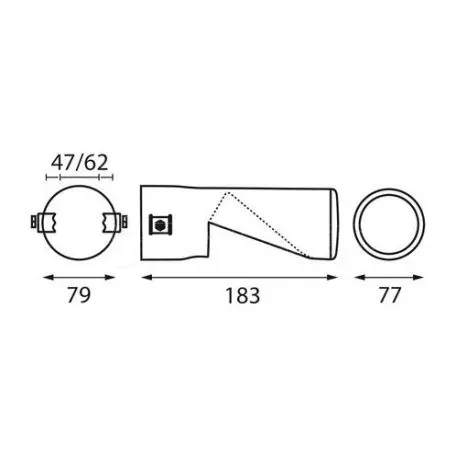 Lampa ΑΚΡΟ ΕΞΑΤΜΙΣΗΣ TS-71 50-76mm ΚΟΜΜΕΝΟ L6011.9 