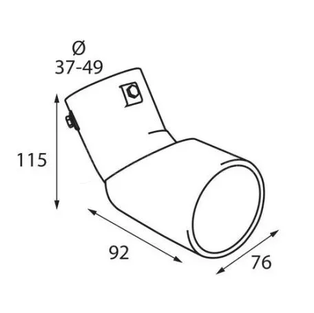 Lampa ΑΚΡΟ ΕΞΑΤΜΙΣΗΣ TS-61 37-49mm - ΛΟΞΟ 140 ΜΟΙΡΕΣ L6004.5 