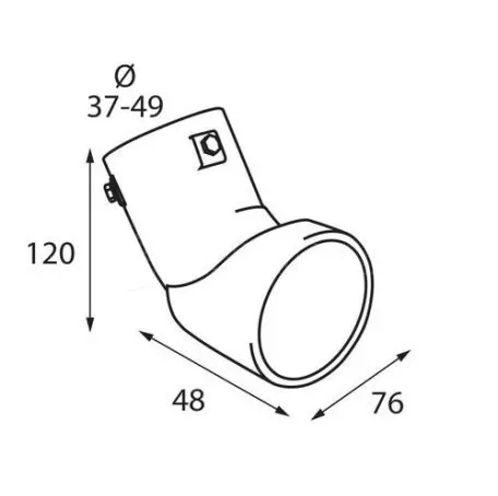 Lampa ΑΚΡΟ ΕΞΑΤΜΙΣΗΣ TS-60 37-49mm - ΛΟΞΟ 70 ΜΟΙΡΕΣ L6004.4 