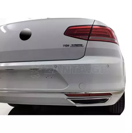 S-DIZAYN ΔΙΑΚΟΣΜΗΤΙΚΑ ΕΞΑΤΜΙΣΗΣ R-LINE LOOK 2ΤΕΜ. ΓΙΑ VW PASSAT B8 4D 2015+ 7617910/SD 