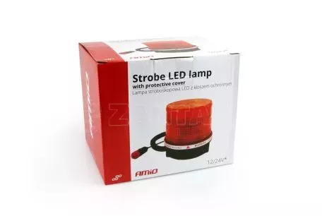 AMIO ΦΑΡΟΣ LED 12V - 115 Χ 115mm (ΠΟΡΤΟΚΑΛΙ/ΜΑΓΝΗΤΙΚΗ ΒΑΣΗ) AMiO - 1 ΤΕΜ. 01276/AM 