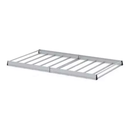 Nordrive ΣΧΑΡΑ ΟΡΟΦΗΣ KARGO RACK 340x145cm ΣΙΔΕΡΕΝΙΑ ΜΕ ΠΛΑΙΝΑ ΠΡΟΦΙΛ ΑΛΟΥΜΙΝΙΟΥ N10127 