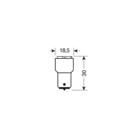 Lampa P21W 24V BA15s HYPER-LED12 ΠΟΡΤΟΚΑΛΙ (ΜΟΝΟΠΟΛΙΚΟ) BLISTER 1ΤΕΜ. L9832.9 