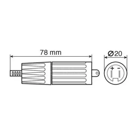 Lampa ΒΥΣΜΑ ΑΣΦΑΛΕΙΑΣ ΠΡΙΖΑΣ ENGEL TYPE 12/24V 15A max L3897.6 