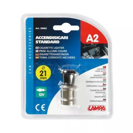 Lampa Αναπτήρας 21mm 12V A2 (Μόνο το αρσενικό) για Ευρωπαϊκά και Ιαπωνικά Αυτοκίνητα. L3906.3 