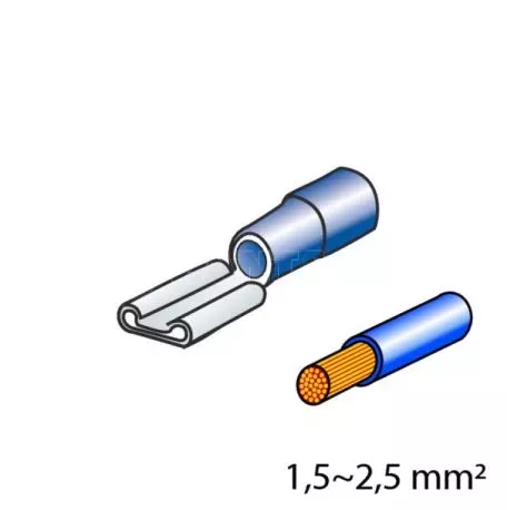 Lampa Θηλυκά φισάκια 6,3x0,8mm  4506.2-LM 