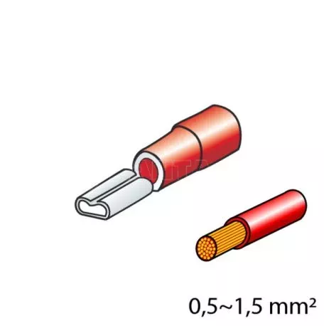 Lampa Θηλυκά φισάκια 2,8x0,5mm 4506.5-LM 