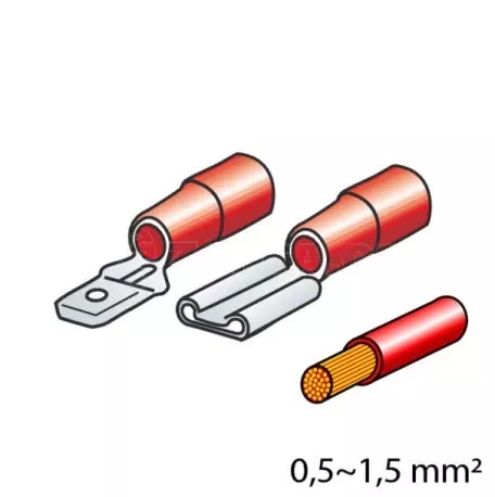 Lampa Φισάκια κιτ 6,3x0,8mm  4505.1-LM 