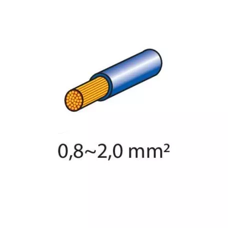 Lampa ΦΙΣΑΚΙΑ 6,3x0.8mm (20ΤΜΧ) 10 ΑΡΣ+10 ΘΥΛ 4505.8-LM 