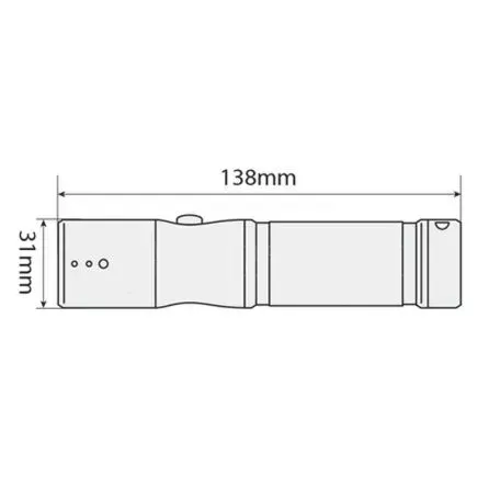 Lampa Φακός αλουμινίου 9LED  L7203.4 