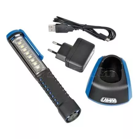 Lampa ΦΑΚΟΣ PRO-LAM 5/230V/USB SMD LED 260lm 6.000K PRO-SERIES ΜΕ ΜΑΓΝΗΤΙΚΗ ΒΑΣΗ+ΓΑΝΤΖΟΣ L7064.8 