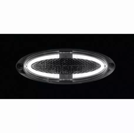 Lampa ΦΩΣ ΟΓΚΟΥ 4LED ΛΕΥΚΟ SMD 12/24V 124mm 1ΤΕΜ. L9701.1 