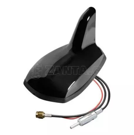 Lampa ΚΕΡΑΙΑ ΚΑΡΧΑΡΙΑΣ AERO-FIN 7 12V ΜΑΥΡΗ AM/FM/GPS ΜΕ ΕΝΙΣΧΥΤΗ ΣΗΜΑΤΟΣ 68x116x66mm L4063.4 