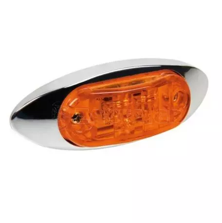 Lampa ΦΩΣ ΦΟΡΤΗΓΟΥ 2LED ΠΟΡΤΟΚΑΛΙ 24V 100mm LA1(2x600 MCD) L9848.0 