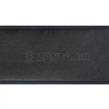 Lampa ΚΑΛΥΜΜΑ ΤΙΜΟΝΙΟΥ ΦΟΡΤΗΓΟΥ 42/44cm (S) SKIN-COVER ΜΑΥΡΟ ΜΕ ΜΠΛΕ ΡΑΦΗ ΕΛΑΣΤΙΚΟ 2mm ΠΑΧΟΣ L9792.9 