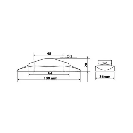 Lampa Φως 24V 2 Led L9843.6 