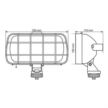 Lampa ΠΡΟΒΟΛΕΑΣ ΕΡΓΑΣΙΑΣ WB-2 12/24V (24V-H1-70W )  195x 100x 110 mm ΑΛΟΓΟΝΟΥ -1ΤΕΜ. L7229.7 