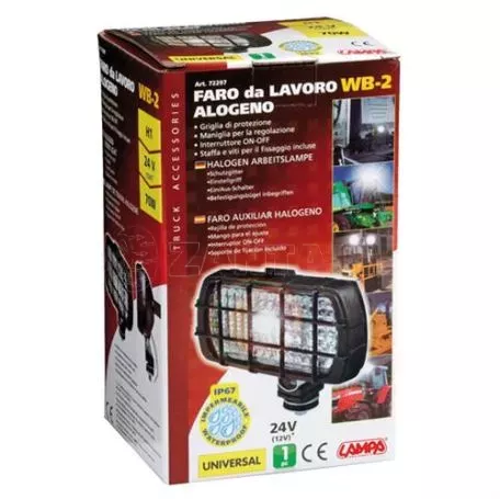 Lampa ΠΡΟΒΟΛΕΑΣ ΕΡΓΑΣΙΑΣ WB-2 12/24V (24V-H1-70W )  195x 100x 110 mm ΑΛΟΓΟΝΟΥ -1ΤΕΜ. L7229.7 