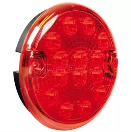 Lampa ΦΩΣ ΦΟΡΤΗΓΟΥ ΠΙΣΩ 12/24V 14LED ΚΟΚΚΙΝΟ ΣΤΡΟΓΓΥΛΟ 140mm 1ΤΕΜ. L4152.7 