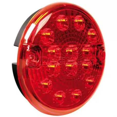 Lampa ΦΩΣ ΦΟΡΤΗΓΟΥ ΠΙΣΩ 12/24V 14LED ΚΟΚΚΙΝΟ ΣΤΡΟΓΓΥΛΟ 140mm 1ΤΕΜ. L4152.7 