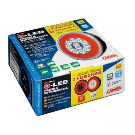 Lampa ΦΩΣ ΦΟΡΤΗΓΟΥ ΠΙΣΩ 12/24V O-LED 29LED 2ΧΡΗΣΕΩΝ ΣΤΡΟΓΓΥΛΟ 140mm 1ΤΕΜ. L4153.5 