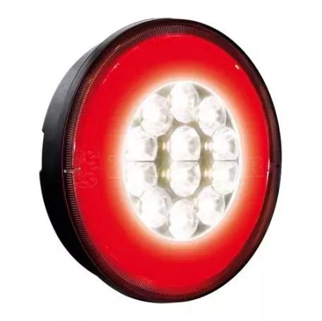 Lampa ΦΩΣ ΦΟΡΤΗΓΟΥ ΠΙΣΩ 12/24V O-LED 29LED 2ΧΡΗΣΕΩΝ ΣΤΡΟΓΓΥΛΟ 140mm 1ΤΕΜ. L4153.5 