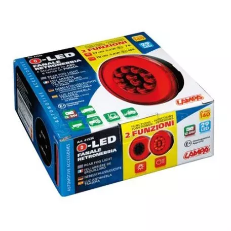 Lampa ΦΩΣ ΦΟΡΤΗΓΟΥ ΠΙΣΩ 12/24V O-LED 29LED 2ΧΡΗΣΕΩΝ ΣΤΡΟΓΓΥΛΟ 140mm 1ΤΕΜ. L4153.6 