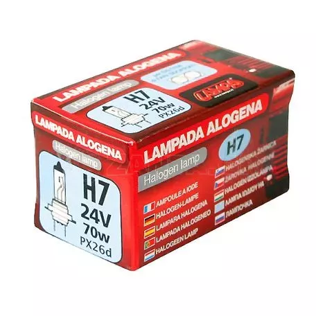 Lampa H7 24V 70W Λάμπα Αλογόνου PX26d σε συσκευασία 1τεμαχίου L9821.4 