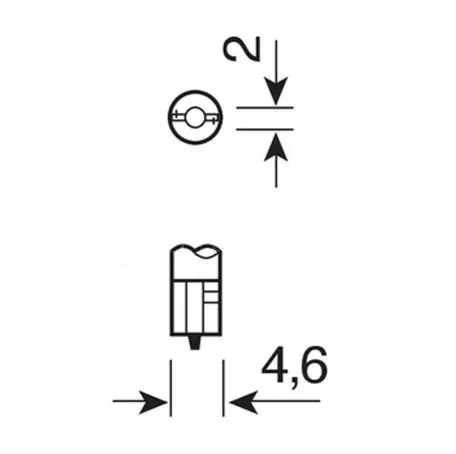 Lampa Λαμπάκι Led Τ3 24V 5τεμ. ΛΕΥΚΟ L9833.6 