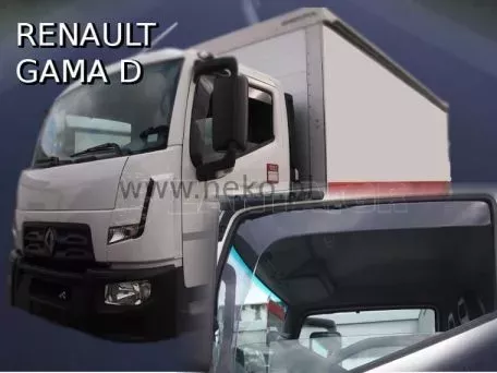 Heko ΑΝΕΜΟΘΡΑΥΣΤΕΣ ΦΟΡΤΗΓΟΥ ΓΙΑ RENAULT Gama D Cab 2,0 (3,5-7,5 T)2014R-> - ΖΕΥΓΑΡΙ  ΑΠΟ ΕΥΚΑΜΠΤΟ ΦΙΜΕ ΠΛΑΣΤΙΚΟ HEKO - 2 ΤΕΜ. ΑΝΕΜ.27199/TRUCK 