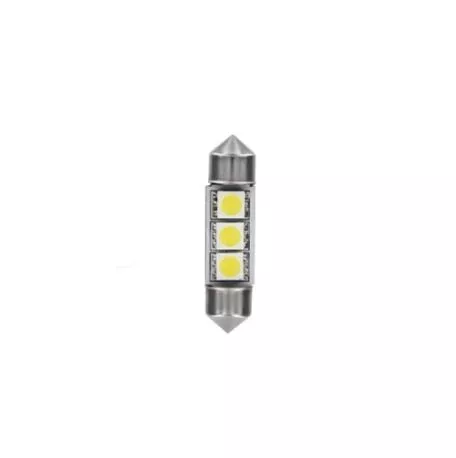 Lampa ΛΑΜΠΑΚΙ ΠΛΑΦΟΝΙΕΡΑΣ C5W 24V 9x36mm HYPER-LED9 ΛΕΥΚΟ 3SMDx3chips (ΔΙΠΛΗΣ ΠΟΛΙΚΟΤΗΤΑΣ) ΣΑΚΟΥΛΑ 20ΤΕΜ. L9822.4 