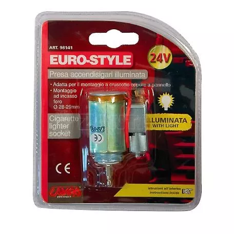 Lampa Διεθνή Φις Αναπτήρα Θηλυκό 24V 22mm με λαμπάκι L9814.1 