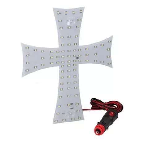 Lampa ΣΤΑΥΡΟΣ 24V ΜΕ 81 LED ΛΕΥΚΟ ΜΕ ΦΙΣ ΑΝΑΠΤΗΡΑ ΚΑΙ ΚΑΛΩΔΙΟ 200cm 200x250mm L9697.1 