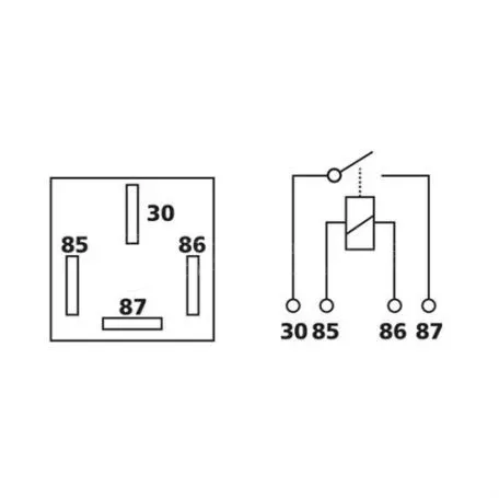 Lampa Ρελέ Φορτηγού 24V 40Α 4 επαφών L4550.2 