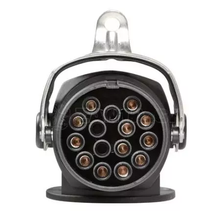 Lampa ΑΝΤΑΠΤΟΡΑΣ ΔΙΠΛΟΣ ΦΟΡΤΗΓΟΥ 24V 24N-S/15ΠΟΛΩΝ ΜΕ ΚΑΛΩΔΙΟ ΣΠΥΡΑΛ 4.5m ERICH JAEGER L.EJ711185 