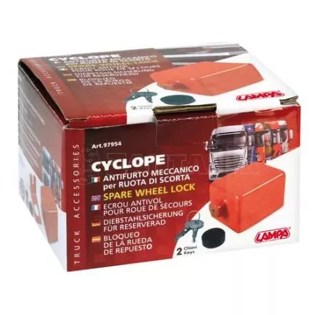 Lampa ΚΛΕΙΔΑΡΙΑ ΓΙΑ ΡΕΖΕΡΒΑ ΜΕ ΚΛΕΙΔΙ CYCLOPE ΑΠΟ ΑΤΣΑΛΙ L9795.4 